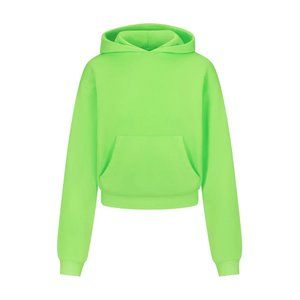 Skims Light French Terry Pullover Hoodie - Neon Green